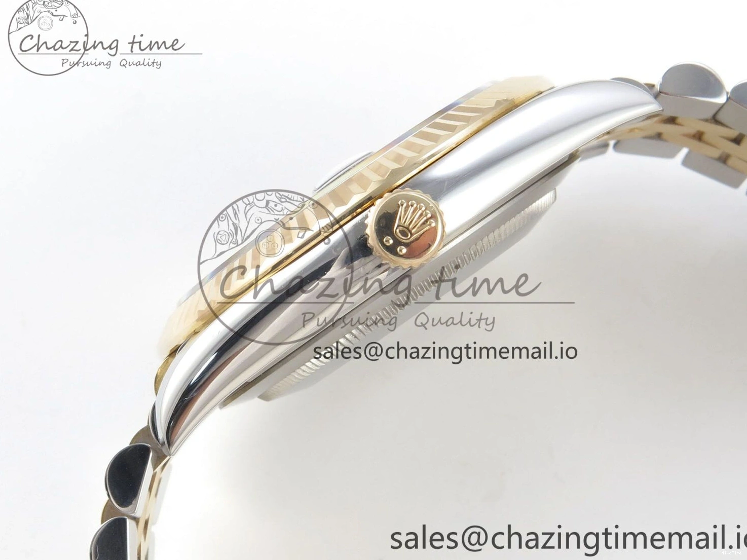 MiroTime 0424 Reliable DateJust 41mm 126333 SS YG 3EF 1:1 Best Edition Gray Roman Dial on SS YG Jubilee Bracelet SA 302